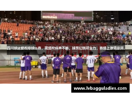 四川球迷爱看排球比赛，现场欢呼声不断，球员们拼尽全力，赛场上激情澎湃。
